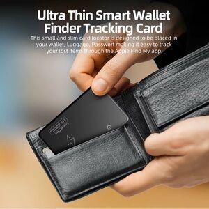 Ultra Thin Smart Wallet Finder Tracking Card